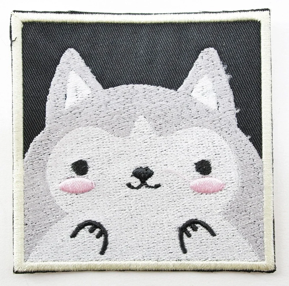 Patch Embroidery Husky Adorable Cute Patch IRON-ON (3